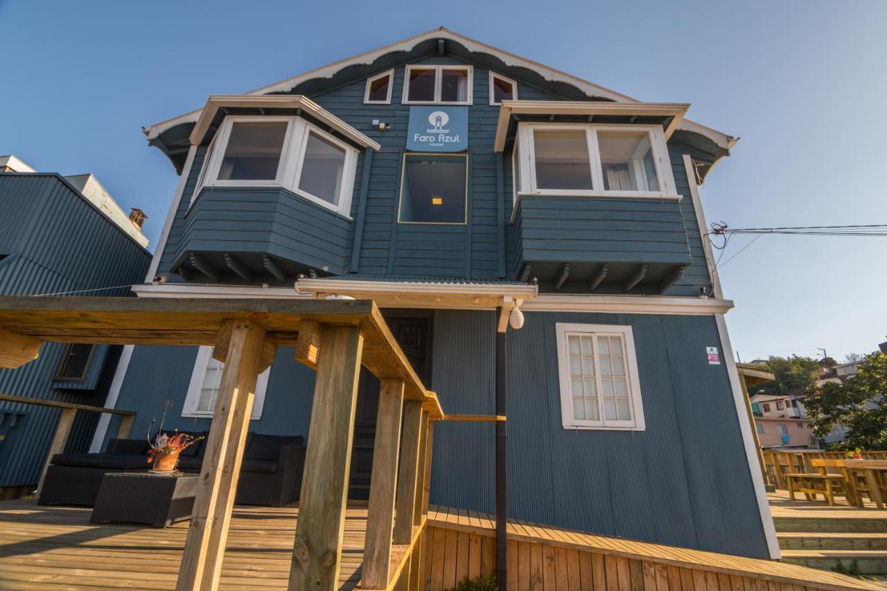 Hotel Faro Azul Valparaiso Cerro Alegre Dış mekan fotoğraf