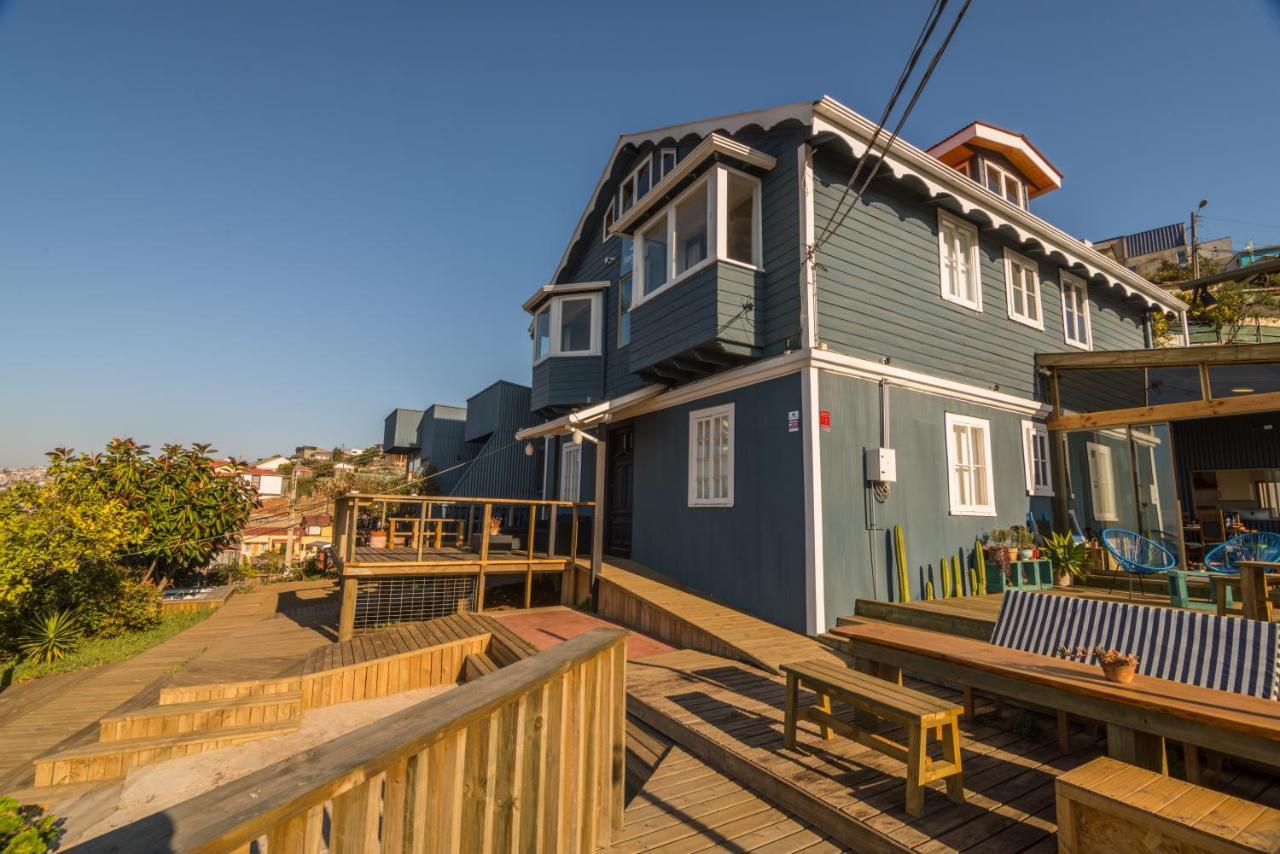 Hotel Faro Azul Valparaiso Cerro Alegre Dış mekan fotoğraf