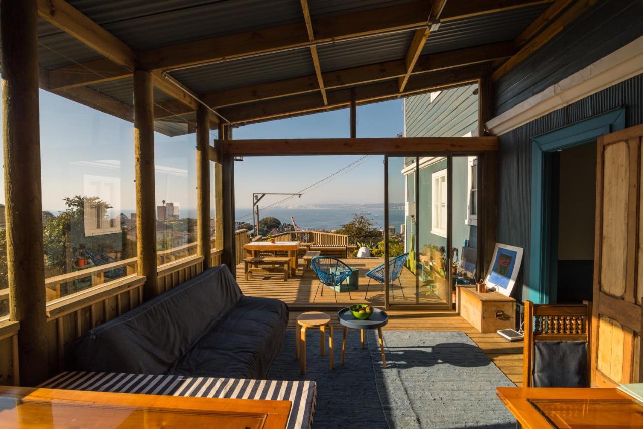Hotel Faro Azul Valparaiso Cerro Alegre Dış mekan fotoğraf