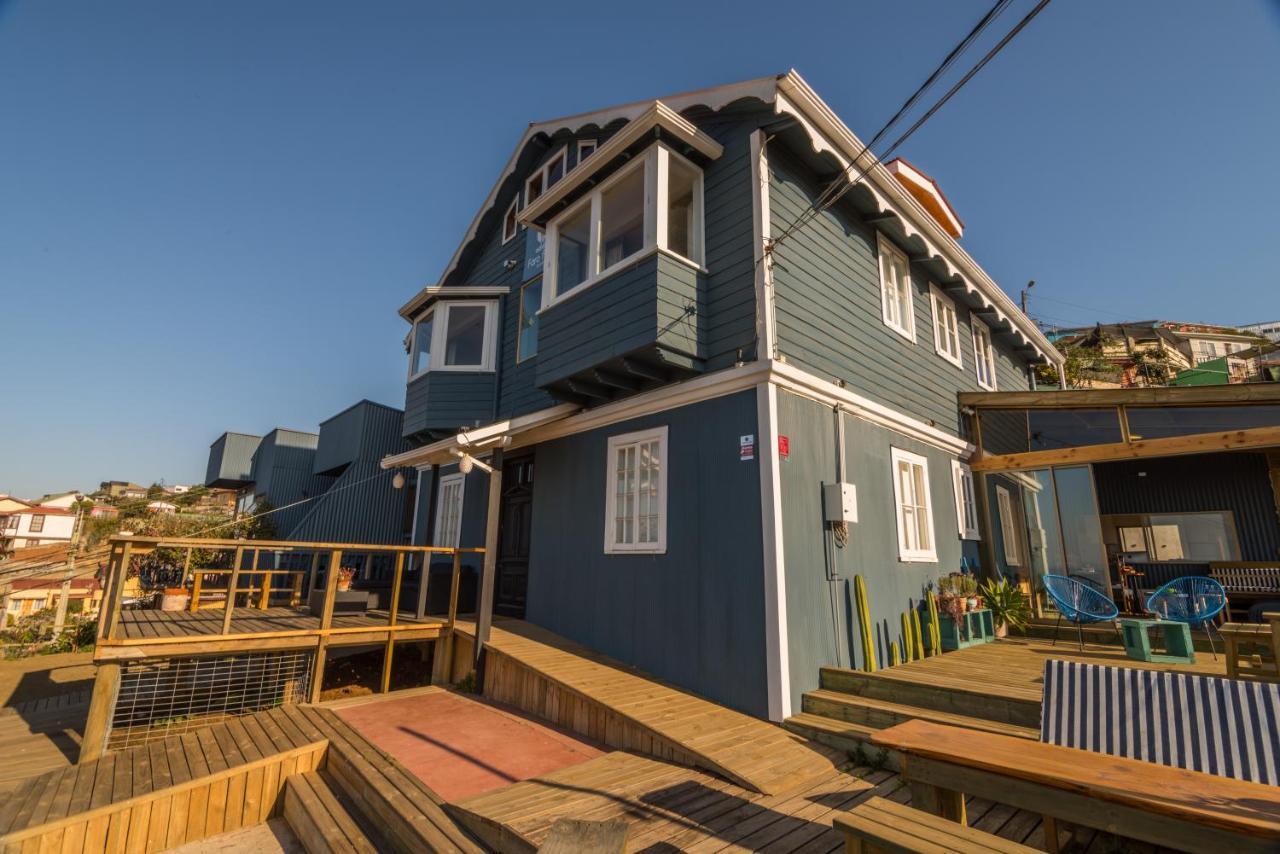 Hotel Faro Azul Valparaiso Cerro Alegre Dış mekan fotoğraf