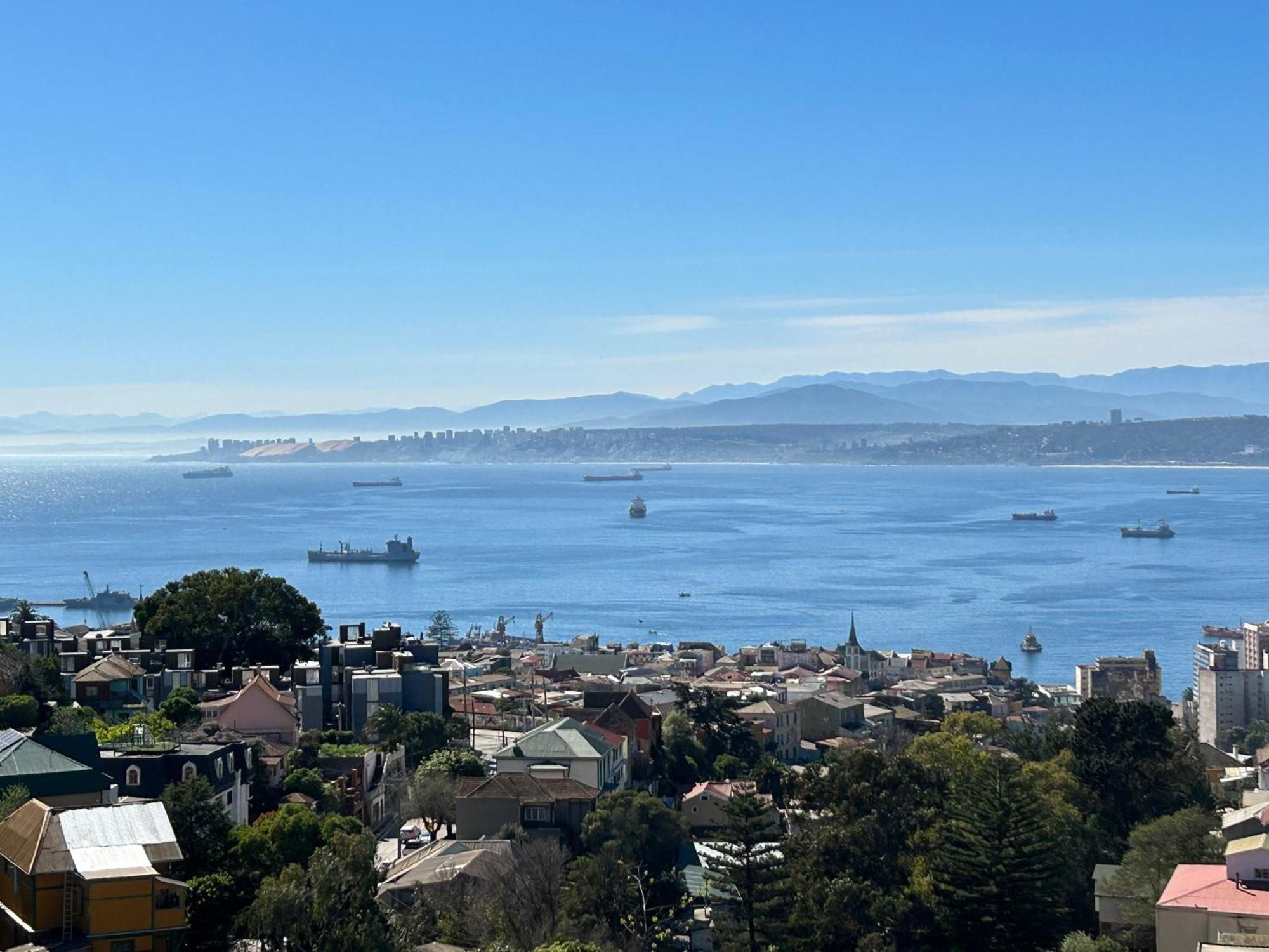 Hotel Faro Azul Valparaiso Cerro Alegre Dış mekan fotoğraf