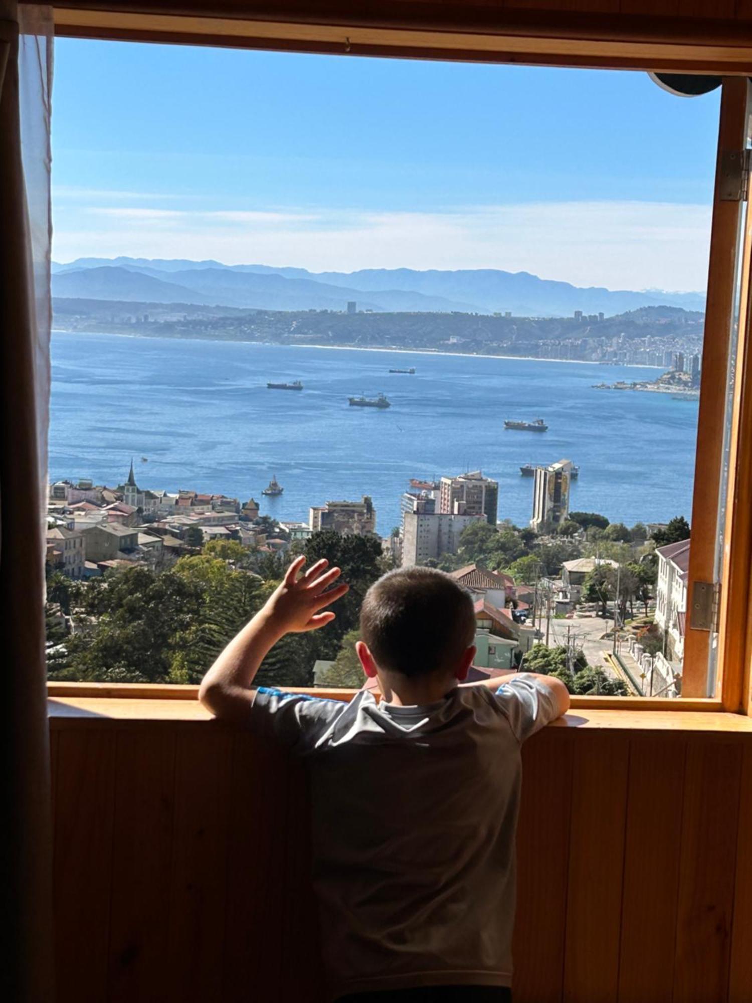Hotel Faro Azul Valparaiso Cerro Alegre Dış mekan fotoğraf