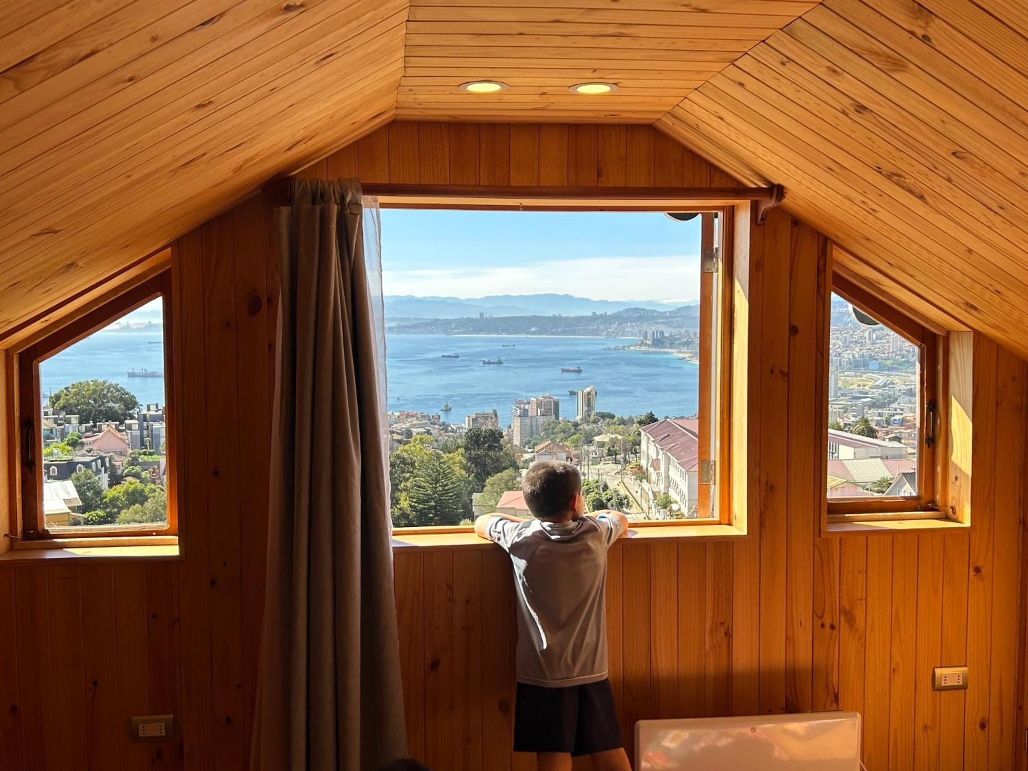 Hotel Faro Azul Valparaiso Cerro Alegre Dış mekan fotoğraf