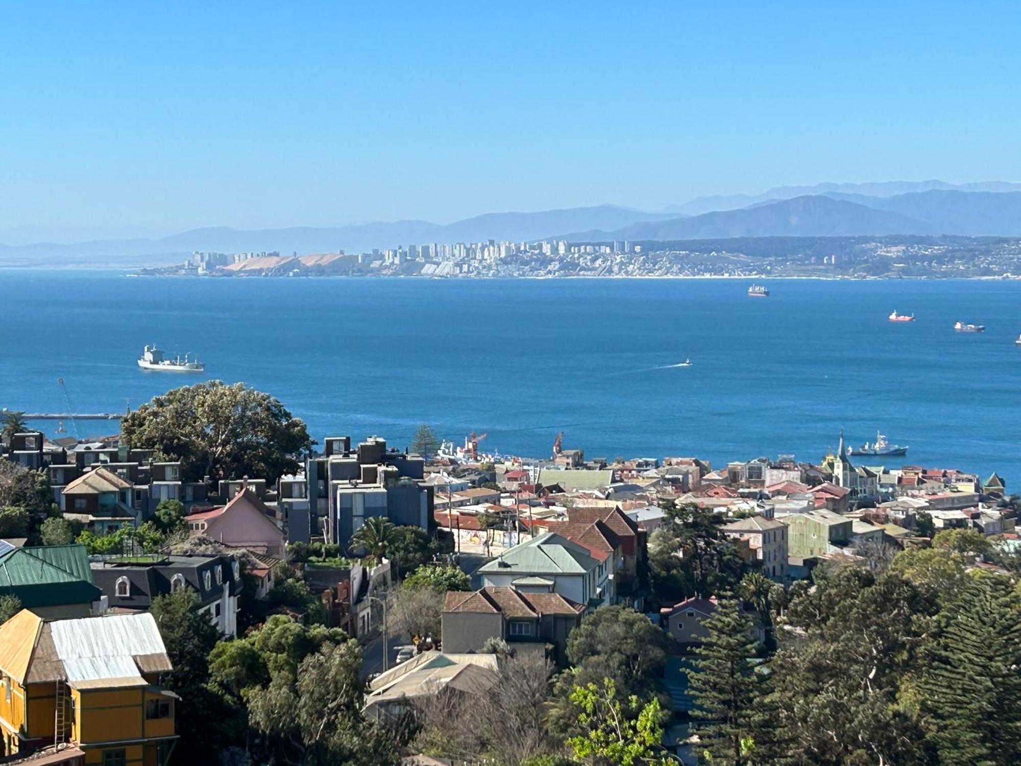 Hotel Faro Azul Valparaiso Cerro Alegre Dış mekan fotoğraf