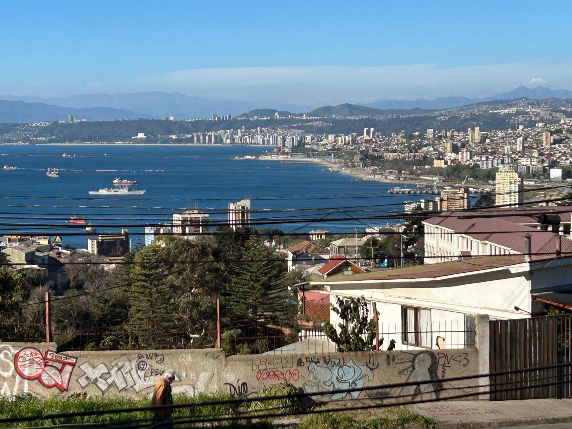 Hotel Faro Azul Valparaiso Cerro Alegre Dış mekan fotoğraf