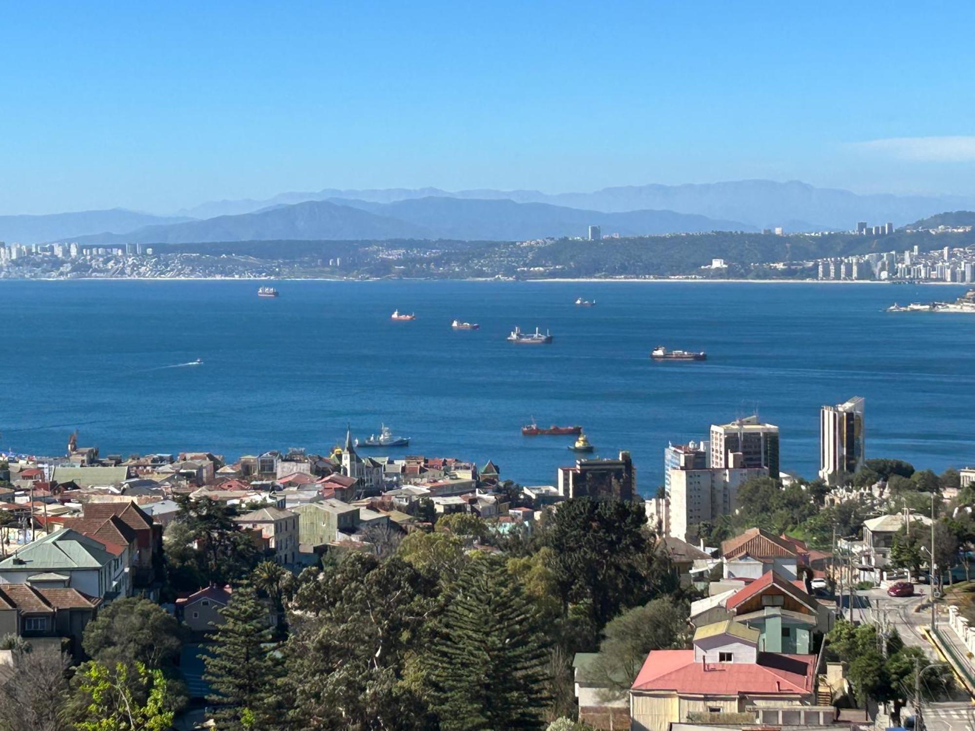 Hotel Faro Azul Valparaiso Cerro Alegre Dış mekan fotoğraf