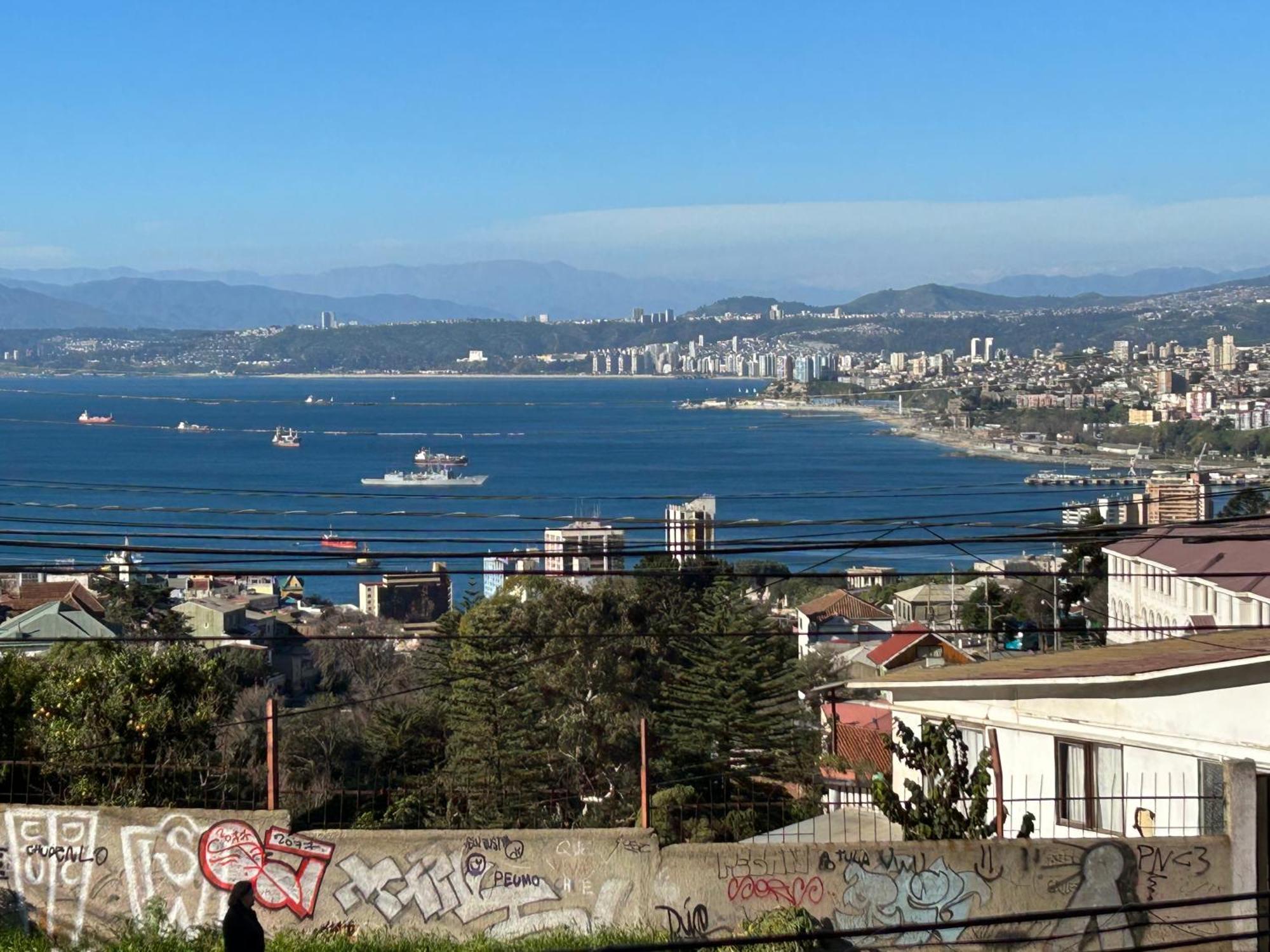 Hotel Faro Azul Valparaiso Cerro Alegre Dış mekan fotoğraf